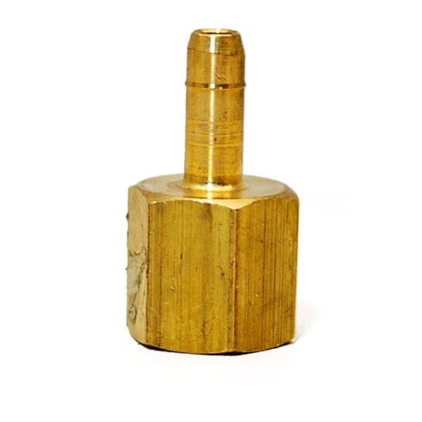 Boat Pipe to Hose Fitting 3/8 Threaded to 1/8 Inch Barbed Brass