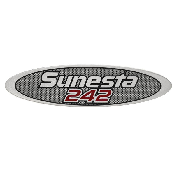 Chaparral Boat Raised Decal U15616-01 Sunesta 242 Metallic Silver by Chaparral