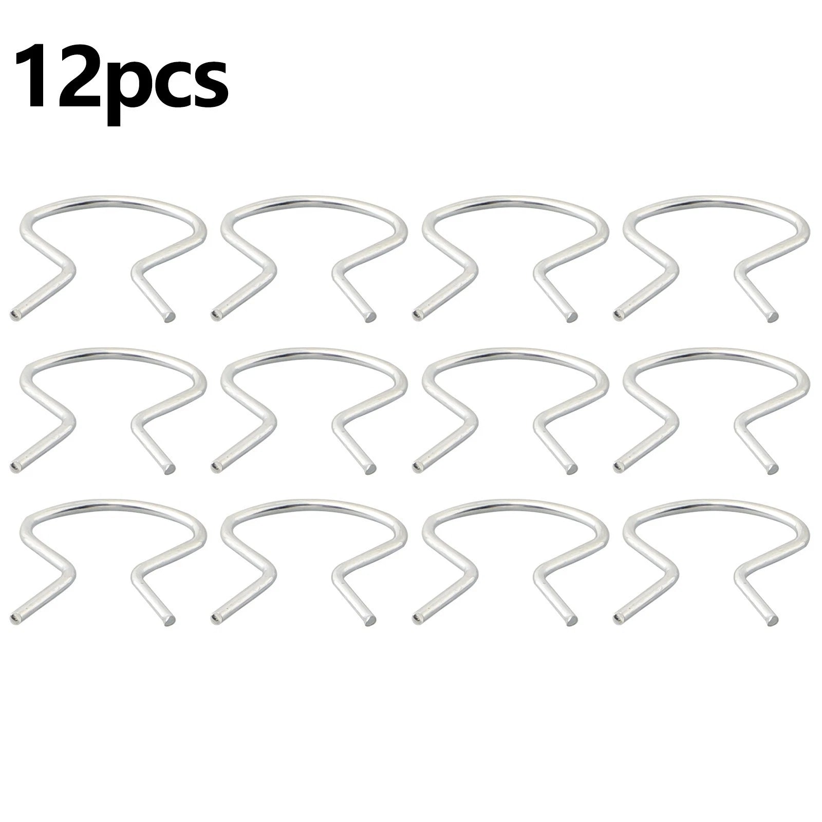 Crank Retainer Door Handle Wind Horseshoe Clip Set 12 Pieces Left