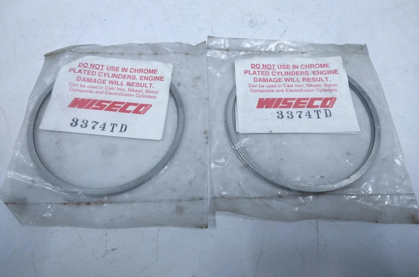 Wiseco 3374td, Ring Set For Cylinder Bore 85.7mm - 2 Pack