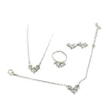Four-Piece Alloy Jewelry Set