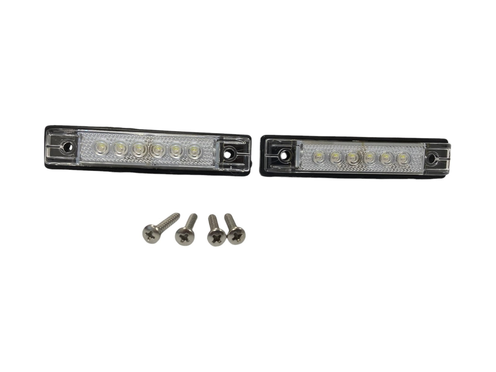 Sea Volt 4" Led Utility Light Red Green Blue And White 12V, 2-pack