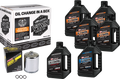 Maxima V-twin Oil Change Kit Mineral Evo Chrome Filter For