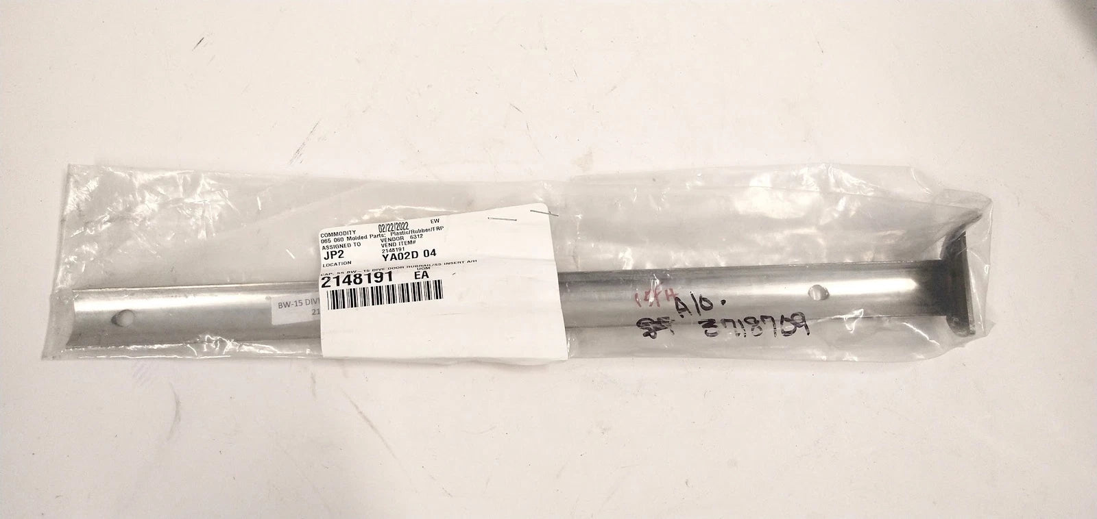 Boston Whaler - 214819115 - Stainless Dive Door Rub Rail Insert 15''