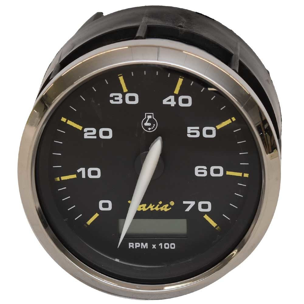 Boat Tachometer Gauge Kronos Black by Faria