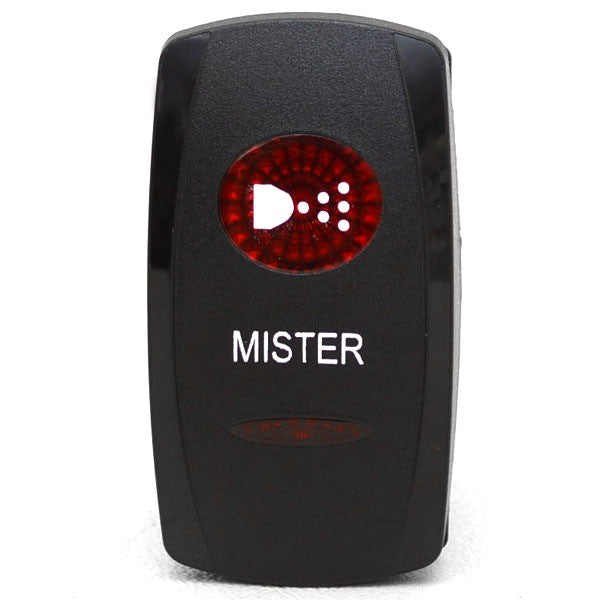 Carling On/Off Contura V Boat Rocker Switch | Mister 6 Spade 12V LitOp