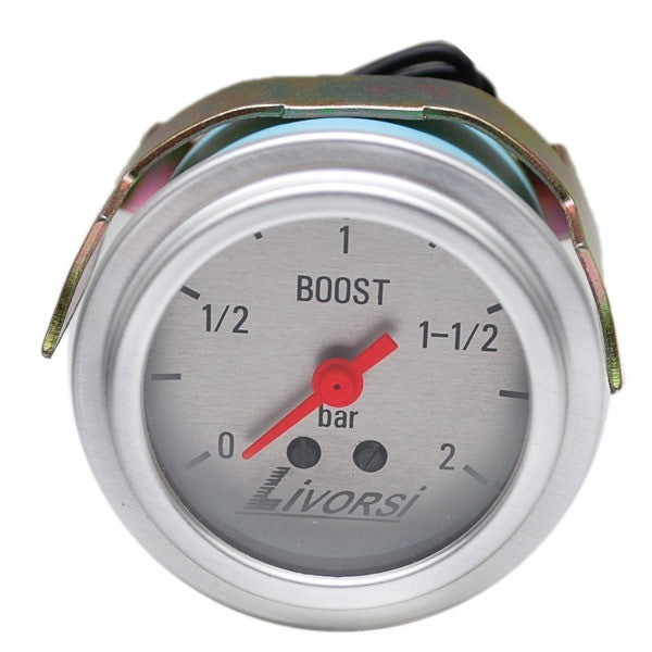 Livorsi Boat Mechanical Boost Gauge 2 Inch Silver by Livorsi