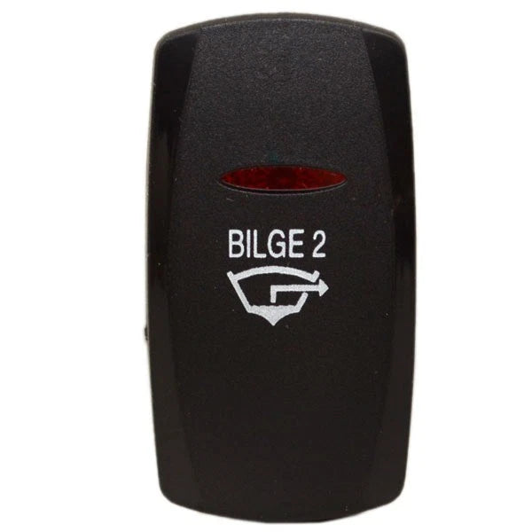Carling Contura V Boat Rocker Switch Actuator | Bilge 2 Illuminated