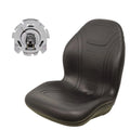 Black Seat Fits John Deere Skid Steer 675 675b 4475 5575 6675 7775