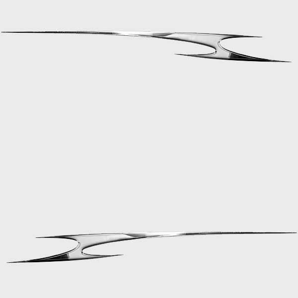 Raised Decals Larson SEI Silver Stickers by Larson