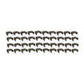 Qty 40: Weld-on 6 Gauge Stake Pocket Fits Universal Products Replaces