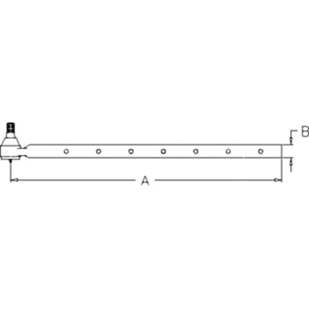 Tie Rod 86984111 Fits Case 2366 2377 2388 2577 2588