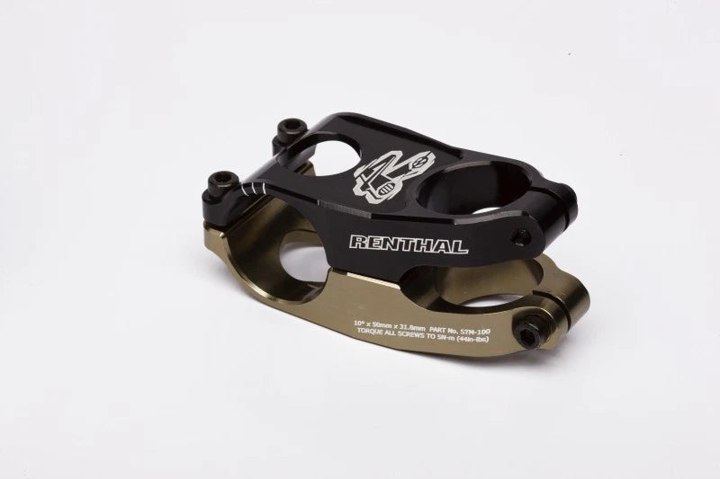 Renthal Apex Stem 40 Mm. - Aluminum Gold/black