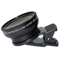 Universal Phone Cameras Lens Clip Kit 0.45x Wide Angle + 10x Macro