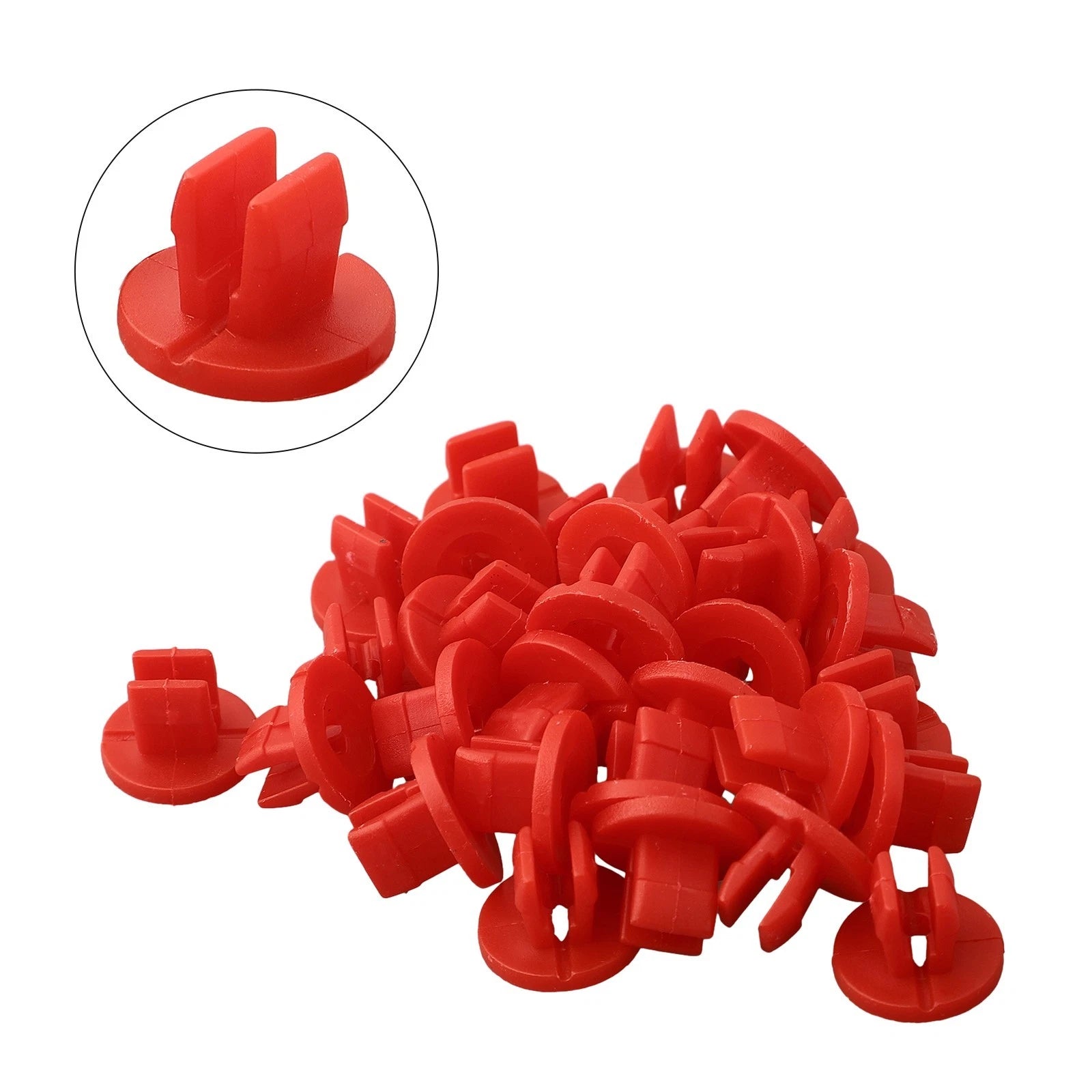 New Shield Nut Set Nylon Of 30 Parts Red Under-body W702438-s300