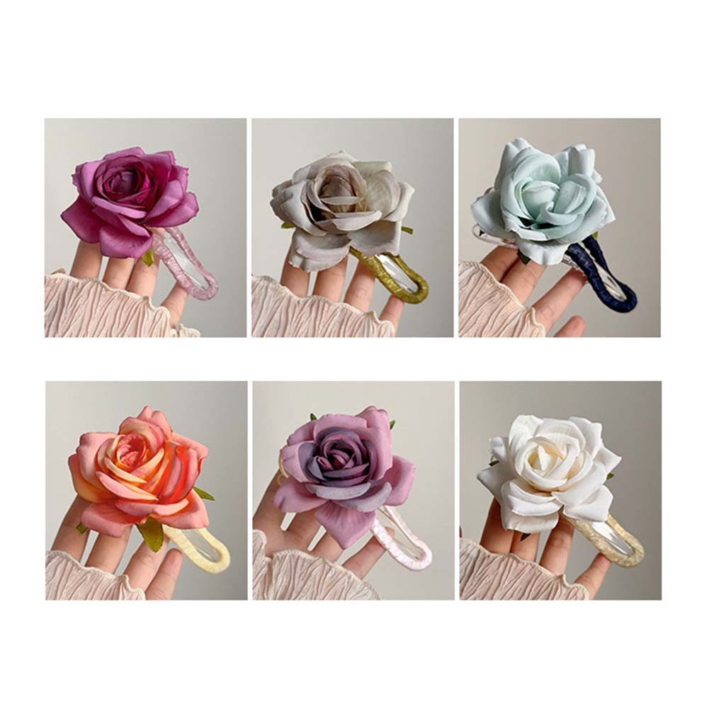 Duckbill Clip Flower Hairpin
