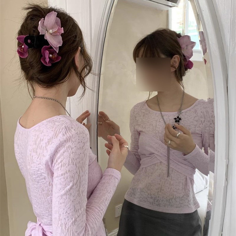 Butterfly Orchid Hair Clip Accessories