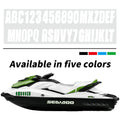 Marine Boat Sticker Decals A-Z Numbers