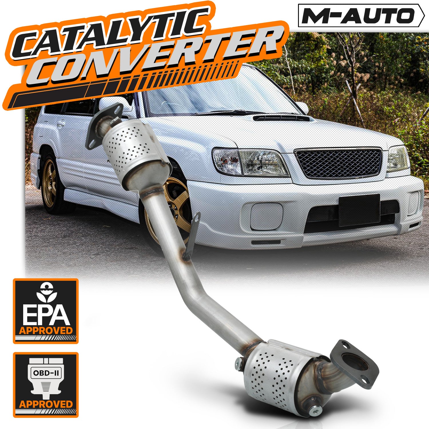 [HEAT SHIELD]Exhaust Catalytic Converter For 1999-2006