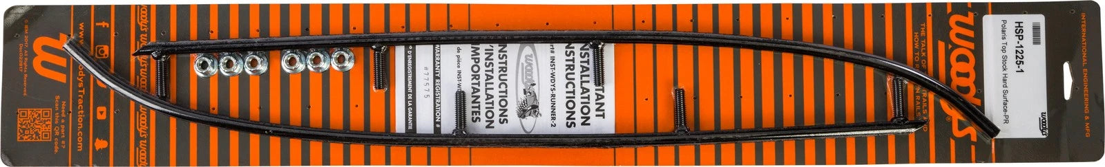 Woodys Hsp-1225 Hard Weld Runners For Snow Skis And Wear Rods