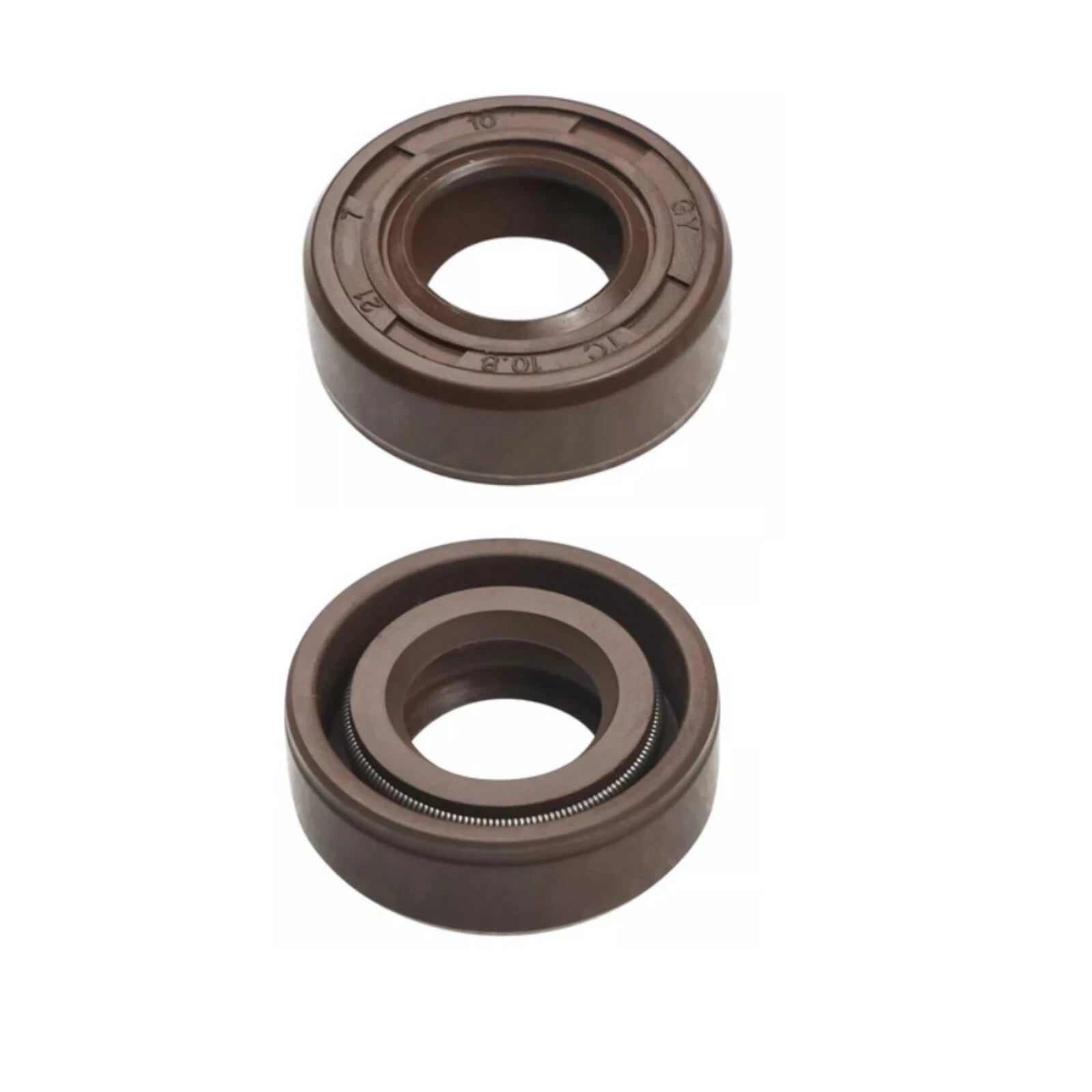 2Pcs Oil Seal for Yamaha Outboard 2-Stroke 4-10HP 10.8x21x7mm