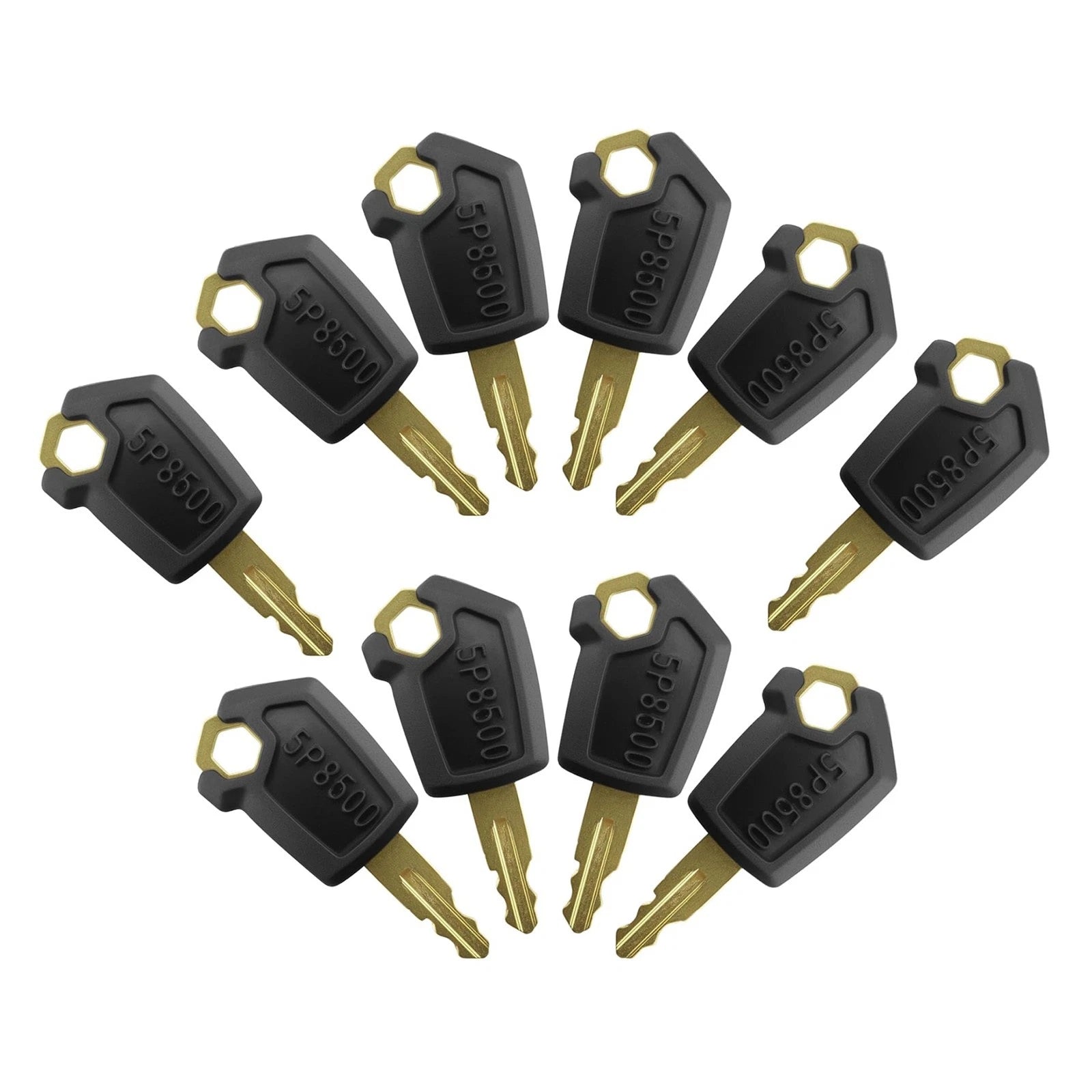 Ignition Key Set 5p8500 For Caterpillar Dozer And Backhoe Loader