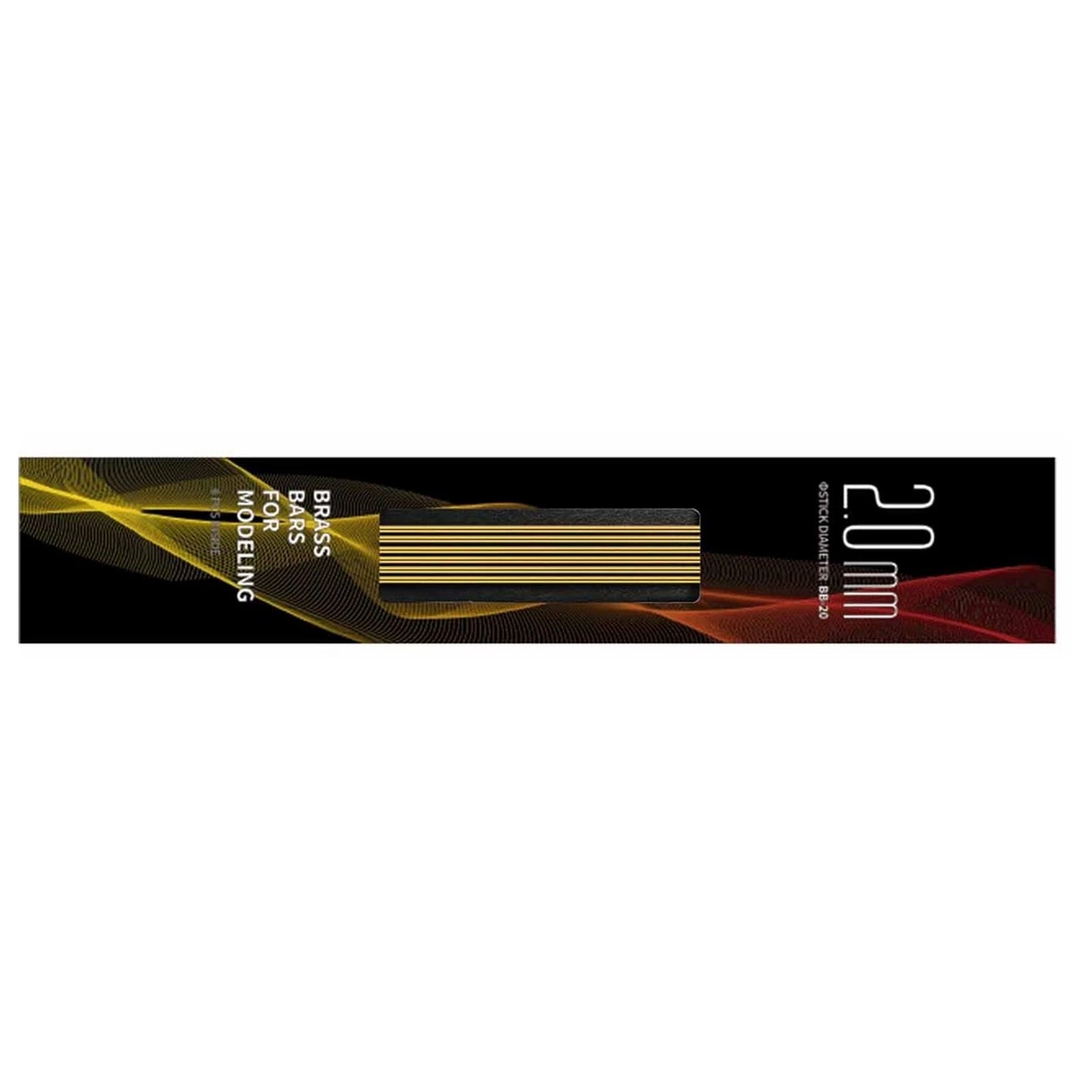 2.0mm Modeling Hobby Brass Bars Rods For Gundam / Military Model