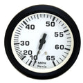 Faria Boat Speedometer Gauge SE9534B Euro Black White 3 1/4 Inch by Faria