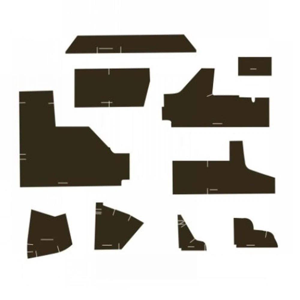 Cab Foam Cab Kit Without Headliner - Brindle Brown Fits John Deere