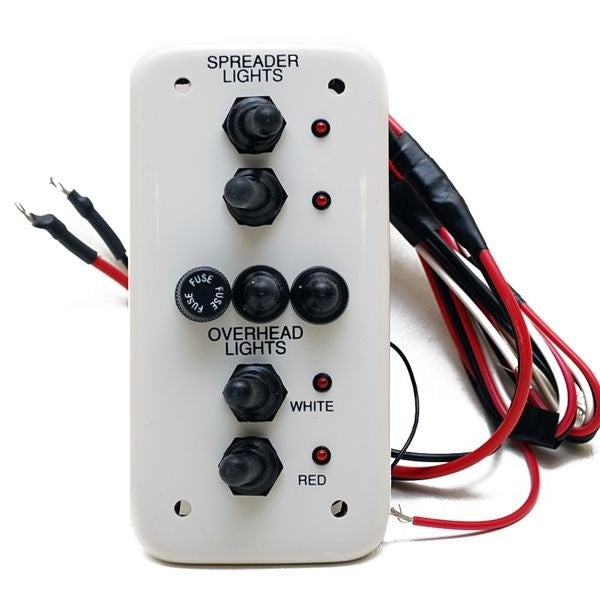 Boat Switch Panel Triton White 3 x 6 Inch by Triton