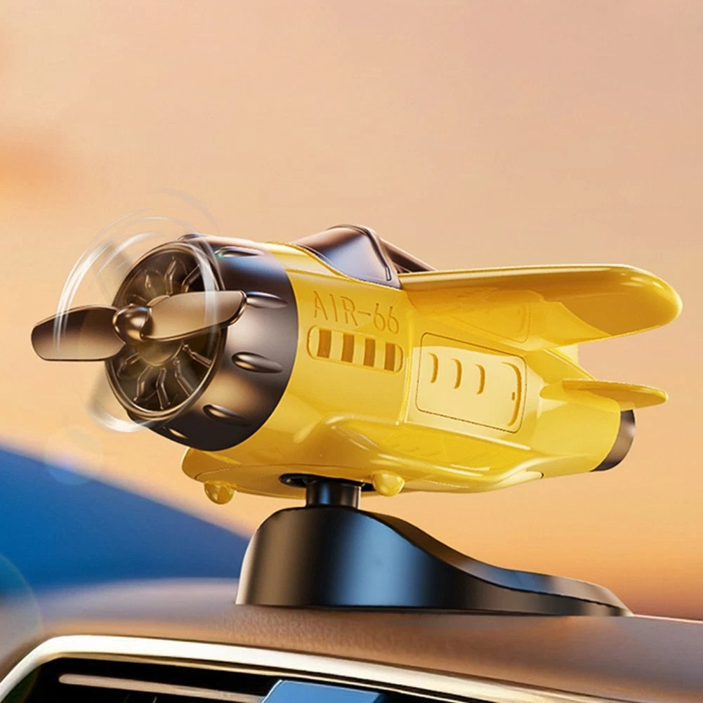 Stylish Solar Rotating Aircraft Ornament For Cars | Hook & Hull Co