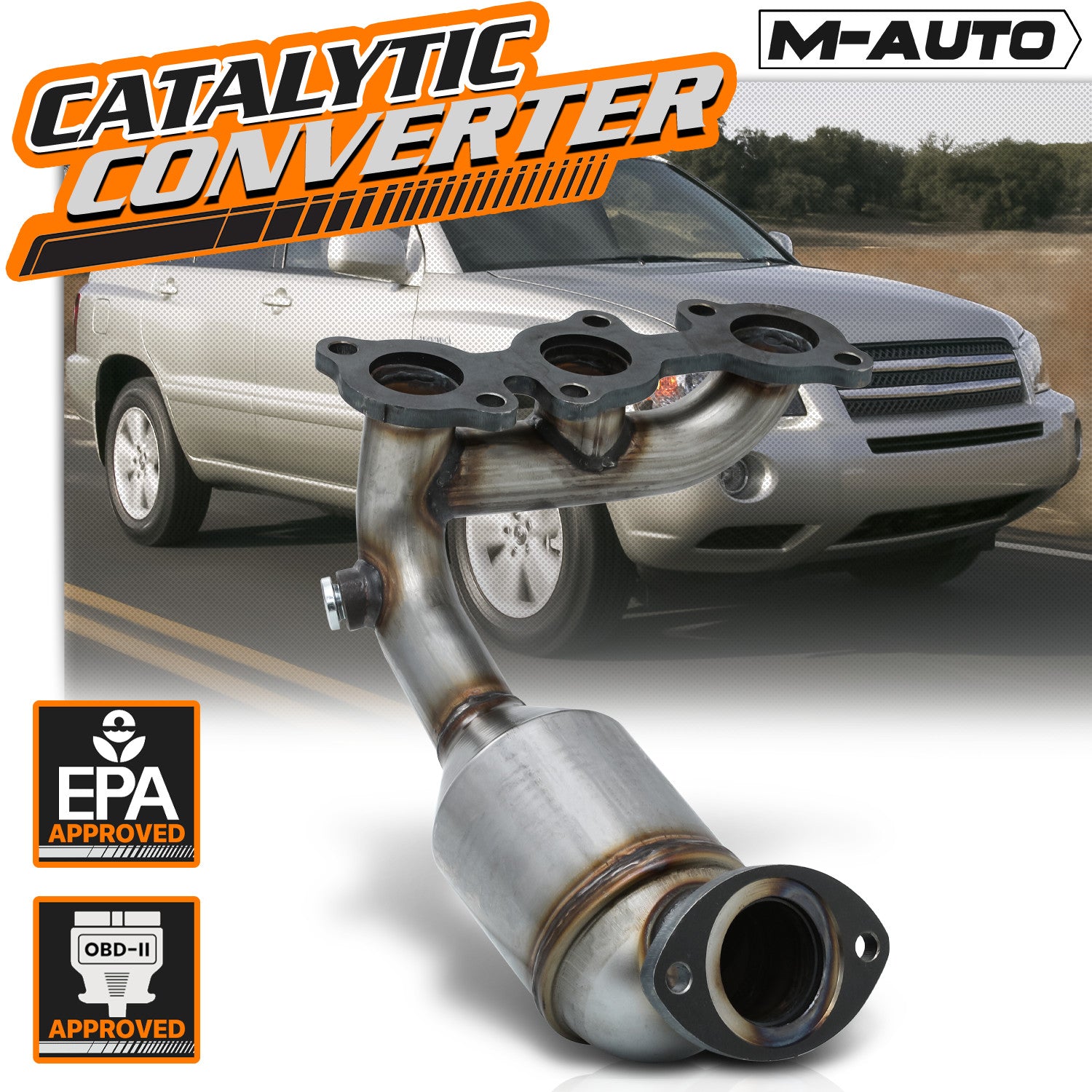 Catalytic Converter Exhaust Manifold for Sienna