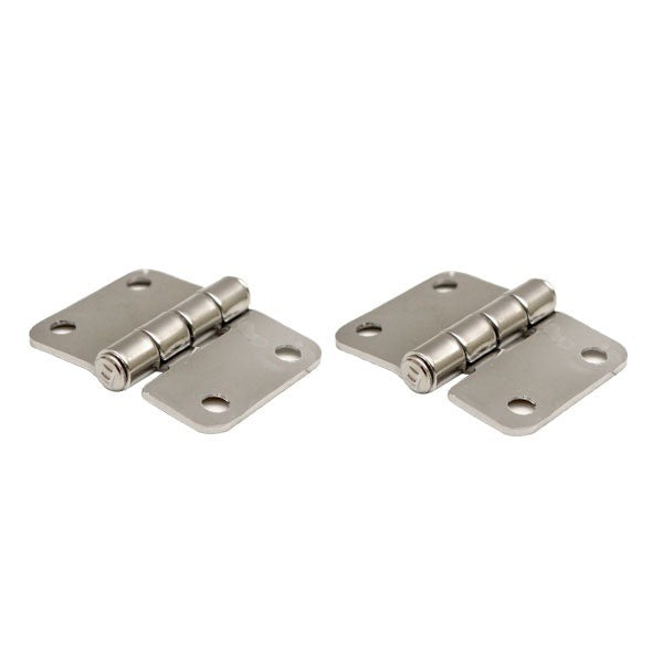 Gemlux Boat Hatch Hinge Swaged Mount 2 x 1 1/2 Inch Stainless by Gemlux