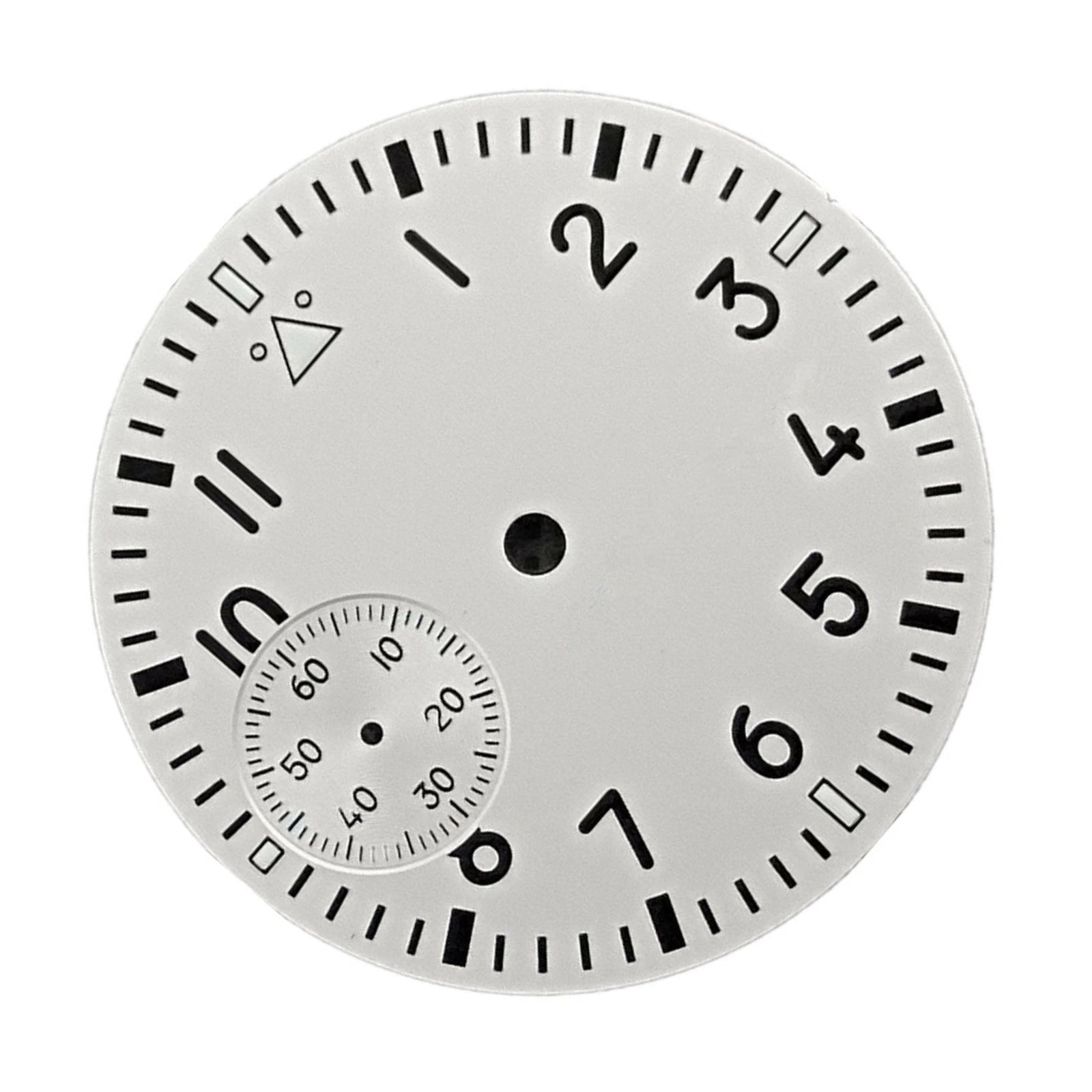 New White Watch Dial Green Luminous For Seagull Eta 6497 St3600