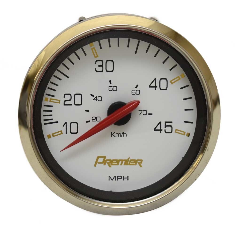 Speedometer Gauge Premier Pontoon 3 1/4 Inch by Premier