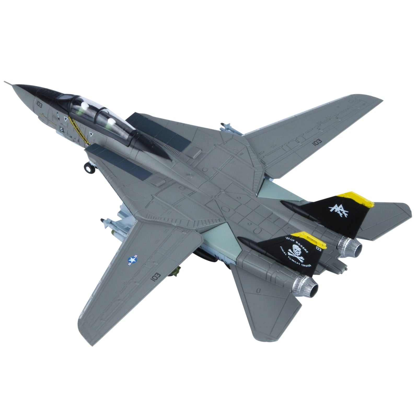 1:100 F14 Tomcat Us Fighter Jet Model Alloy Aircraft Diecast Military