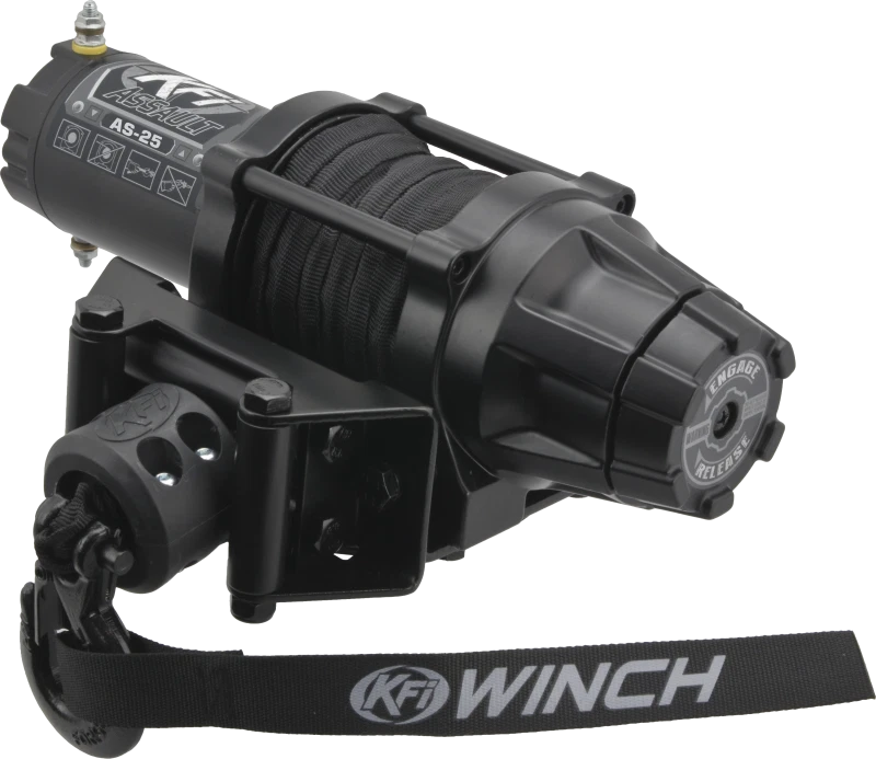Kfi Assault Series Winch 2500 Lbs. - Synthetic Cable