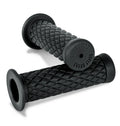 Burly Brand Rubber Diamondback Grips For 1 In. Handlebars, Street &