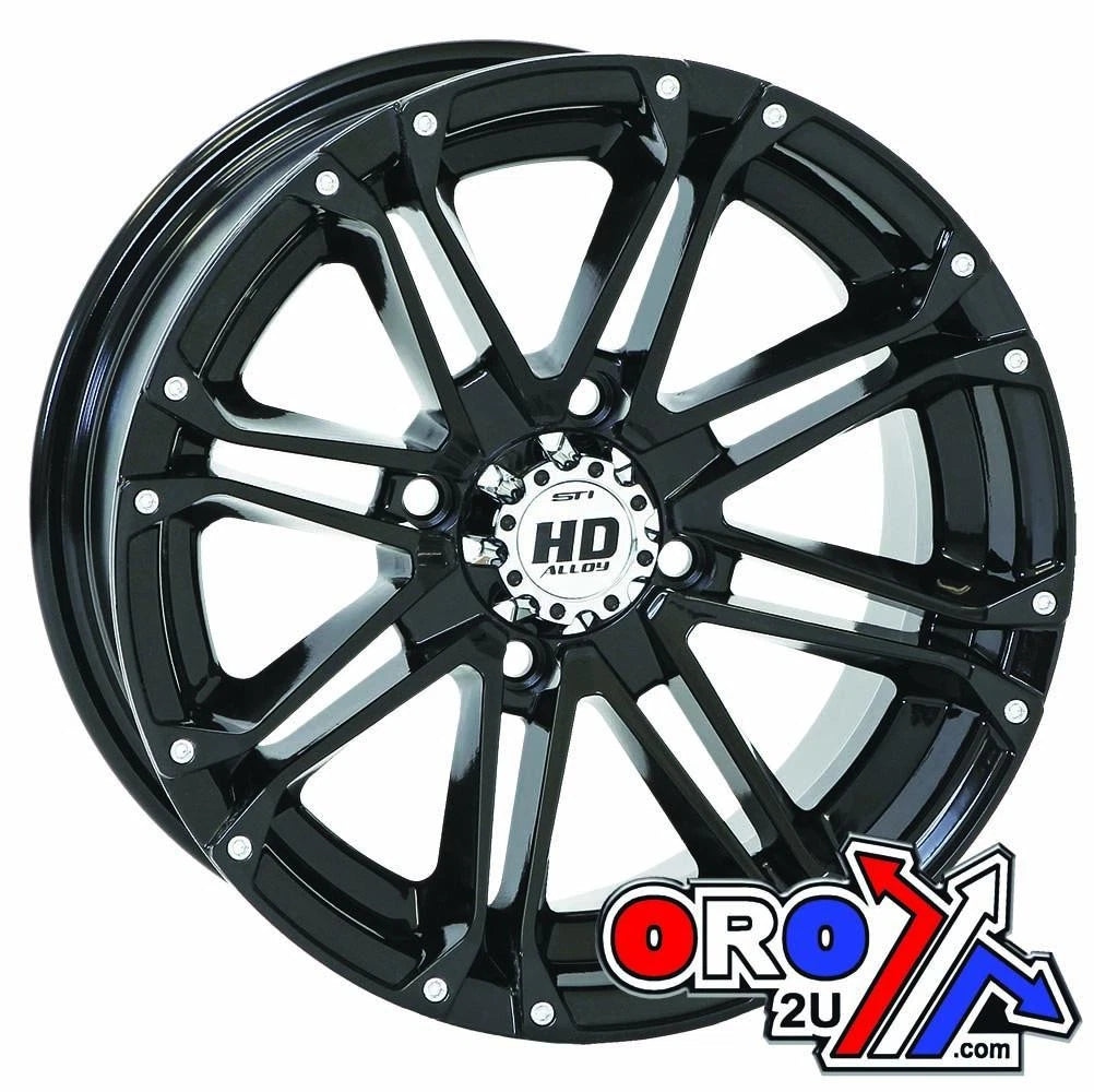 Alu Rim Sti 12x7 4/156 Black, 12hd313, Wheel Offset 4+3