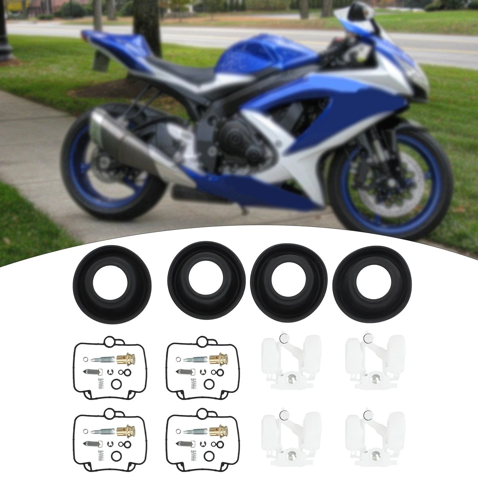 4 Set For Mikuni Bst36 For Suzuki Gsxr1100 Carburetor Repair Kit