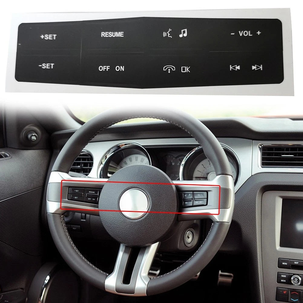 Steering Wheel Control Button Repair Decals Stickers For Ford For