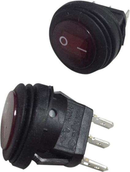 Open Trail Round Rocker Switch For Atv/utv Lighting Systems