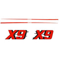 MasterCraft Boat Raised Decal Stickers X-9 by MasterCraft