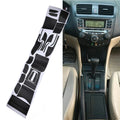 Vinyl Interior Sticker Accessory Car Carbon Fiber Console Decals Decor