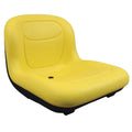 High Back Yellow Seat Fits John Deere Replaces Am125383