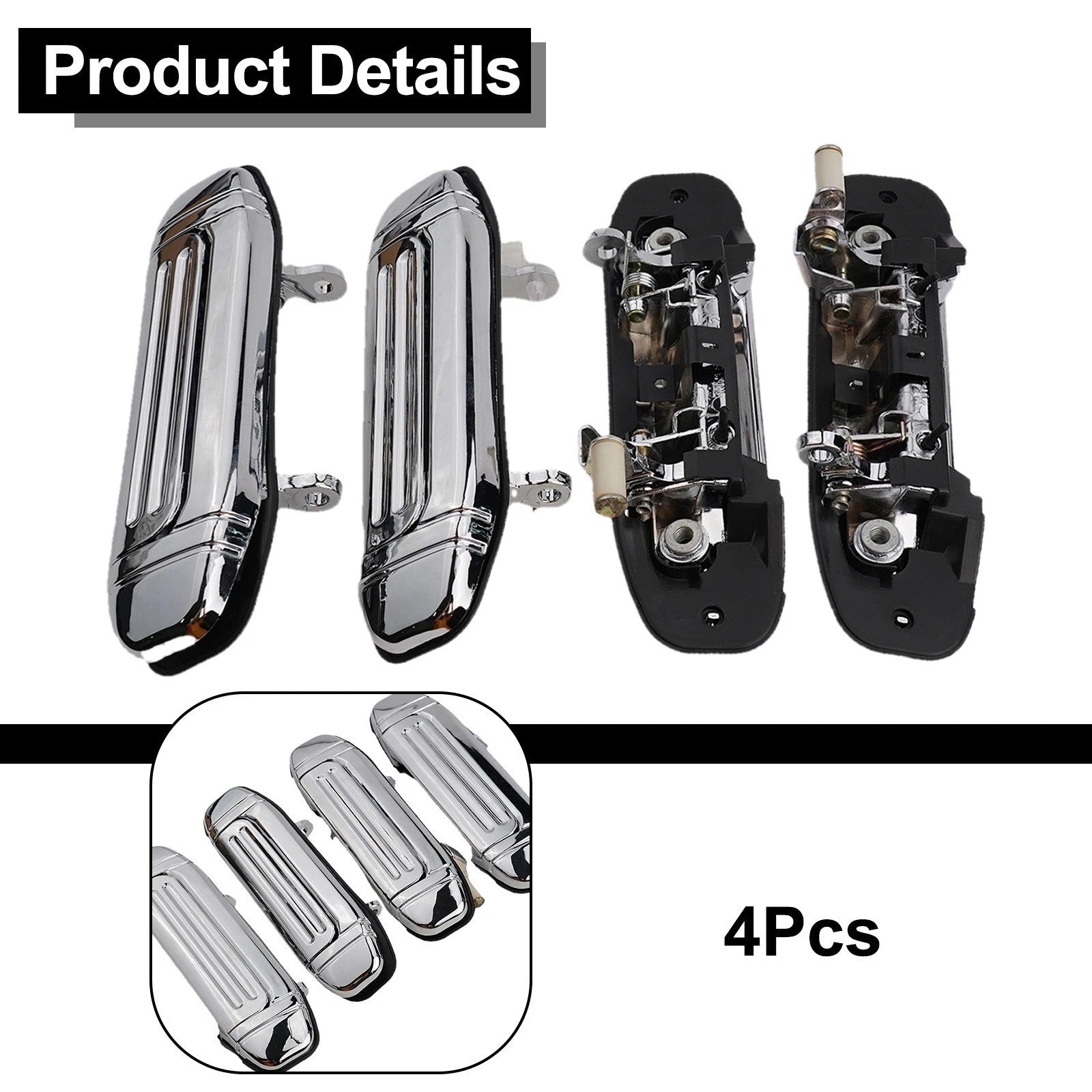 Chrome Door Handles Crafted For Mitsubishi For Pajero For Montero V31