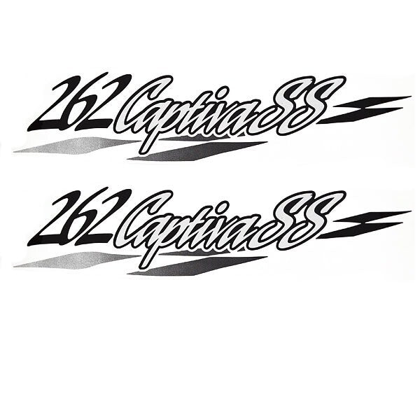 Rinker Boat Brand Decal 218533 Captiva SS 262 Silver Black by Rinker
