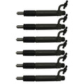 (6) Injectors Fits Case-ih 1086 1460 1466 1486 1470 1586 1660 1670