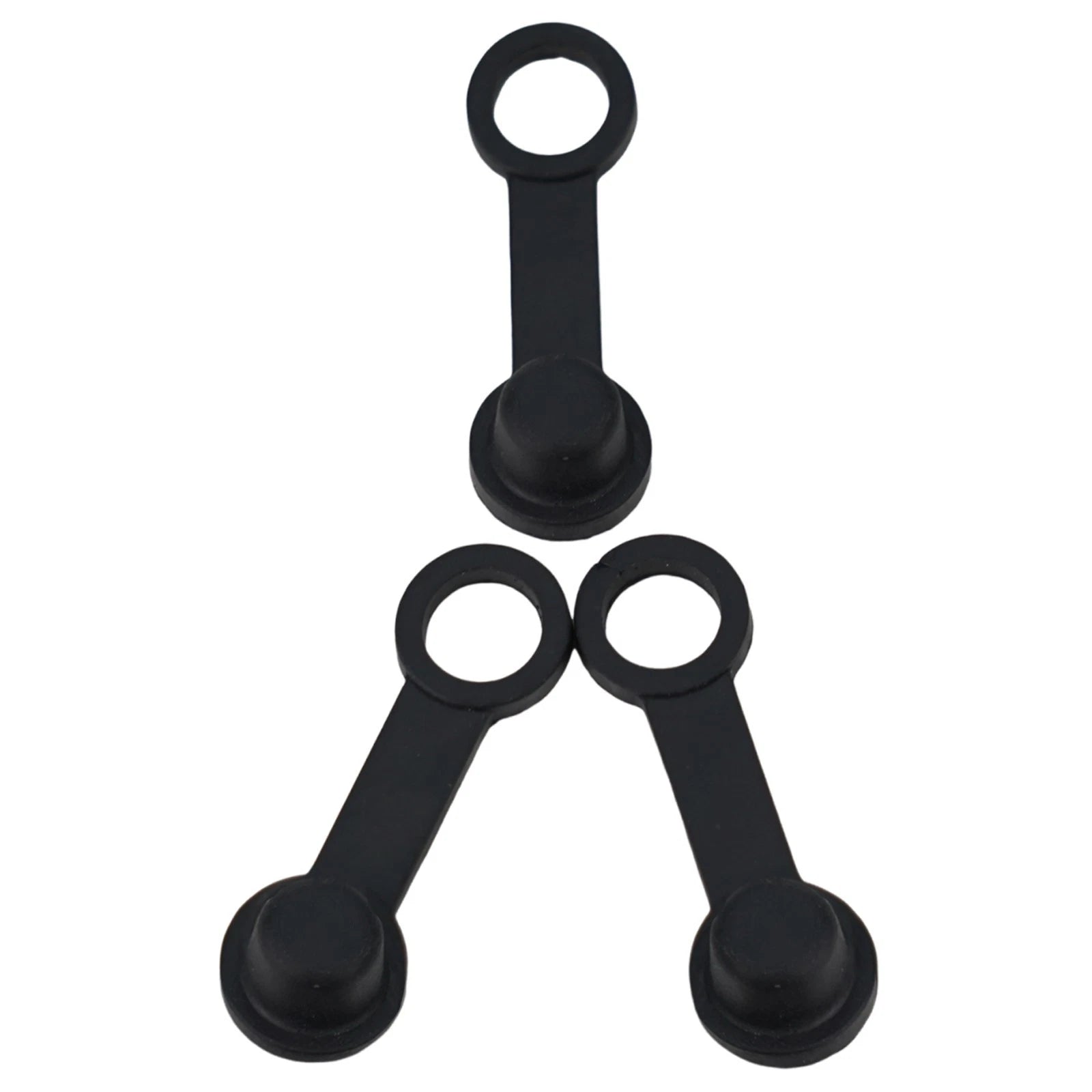 8pcs Black Car Atv Caravan Rubber Brake Bleed Nipple Grease Cap Dust