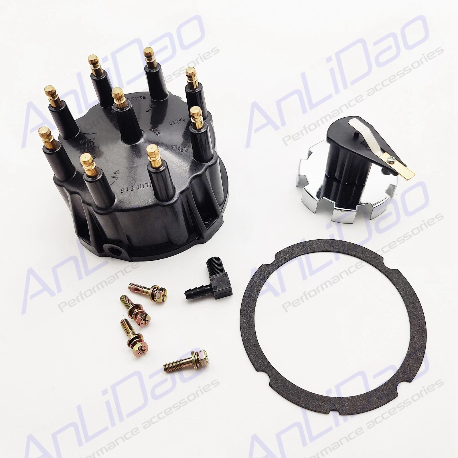 Fit Mercruiser V8 Thunderbolt Tune-up Kit Distributor Cap Rotor